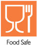 Glass and Fork with Writing Underneath Food Safe