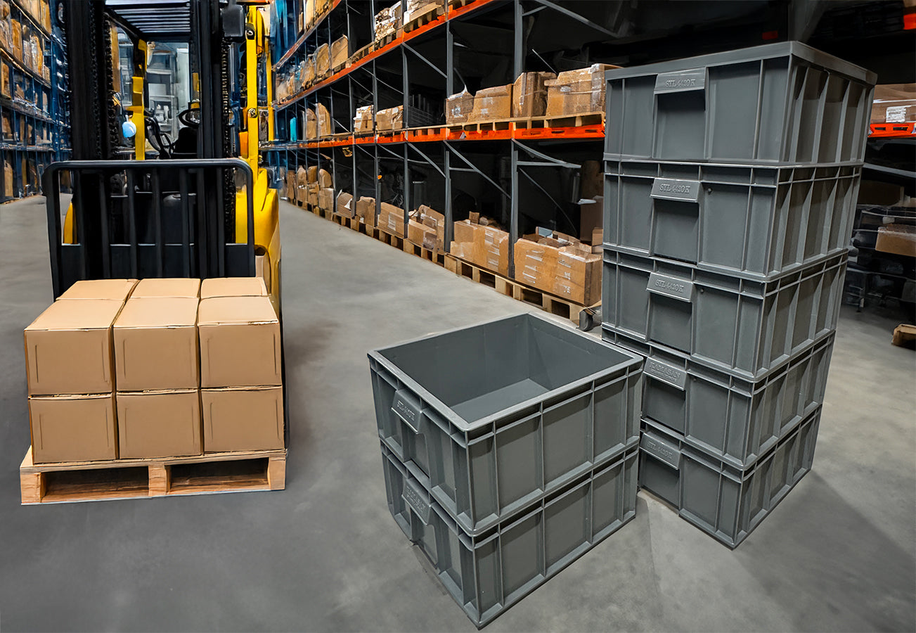 Commercial Storage Crates Industrial Storage Boxes | High Quality