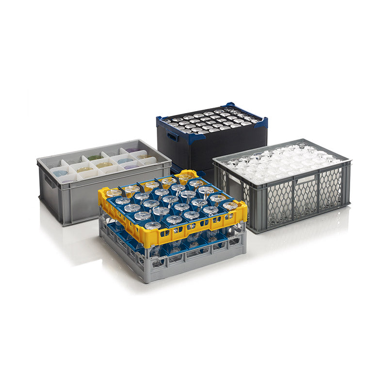Glassware Storage Boxes, Racks & Crates | Storage Box Shop