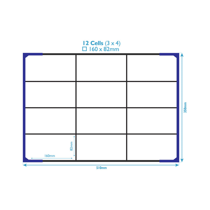 12 Section Graphic For Correx Boxes