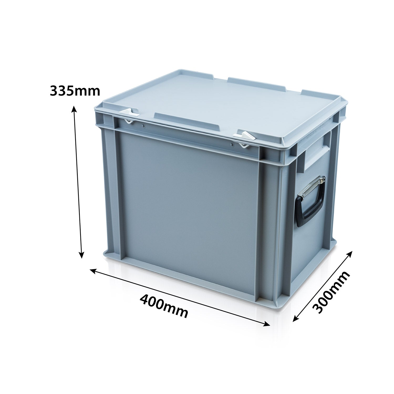 27L (400x300x320mm) Half Size Euro Case – Storage Box Shop