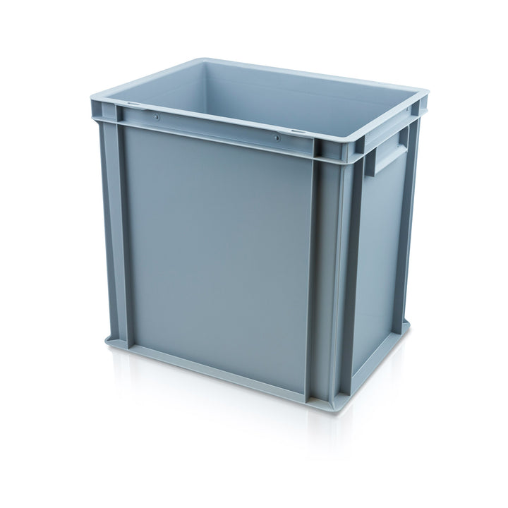 34L 400 x 300 x 400mm Heavy Duty Plastic Stacking Euro Storage Container