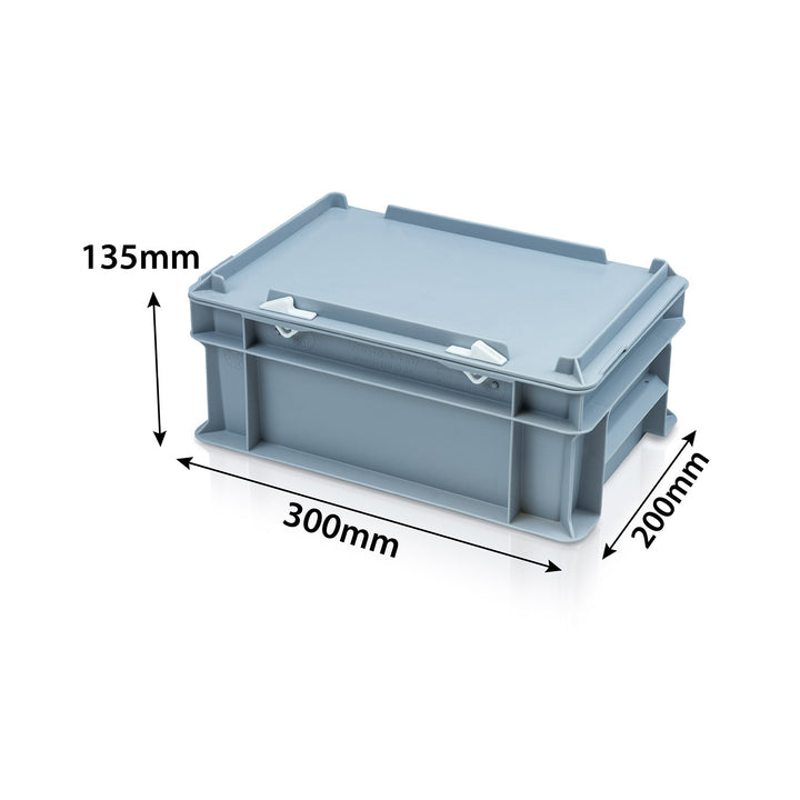 5L Extra Small Euro Container With Lid | Storage Box Shop