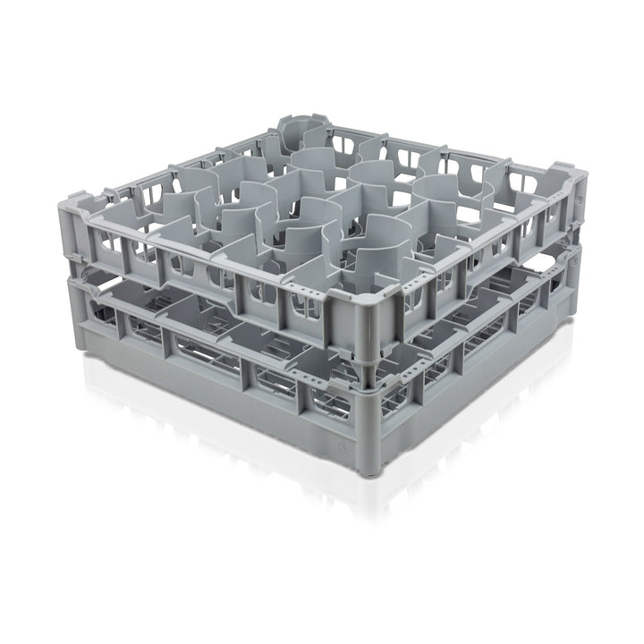 500mm Glass Rack for Beer Glasses Pint Glasses Commercial Dishwasher Rack with 20 Compartments