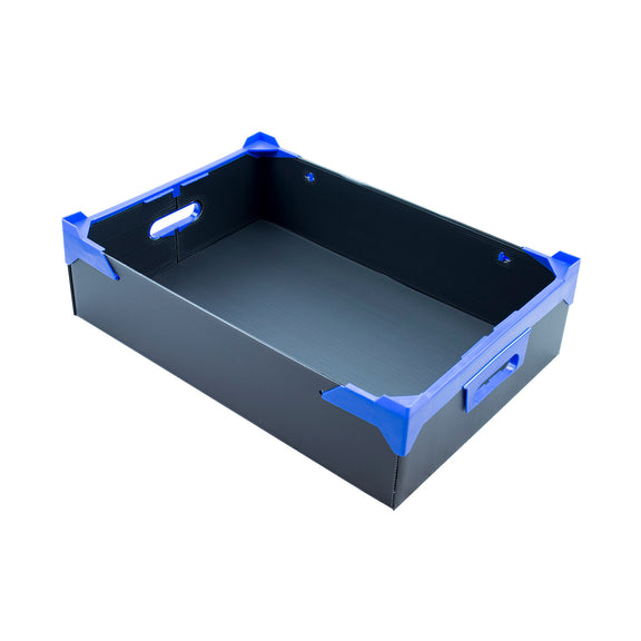 Tray Box Stackable 510x360x145mm Stackable Correx Tray – Storage Box Shop