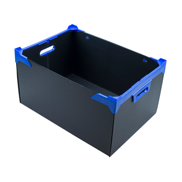 510x360x330mm Tall Correx Storage Box Ref. B300-Black