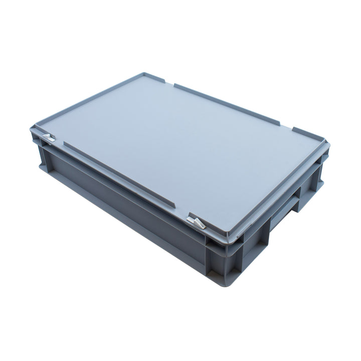 600x400mm Euro Box With Click Closed Lid
