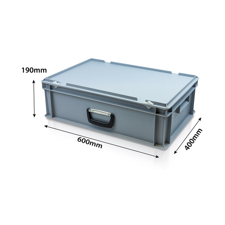 34L Industrial Grade Euro Stacking Case | Storage Box Shop