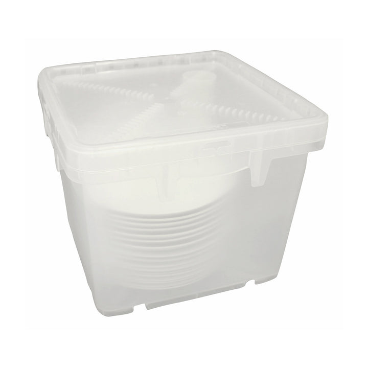 Transparent Plate Box With Lid - Plates | Storage Box Shop