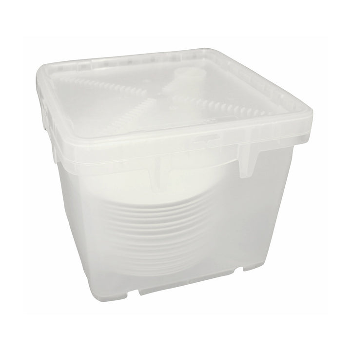 Catering and Crockery Hire Plate Transport Box with Lid