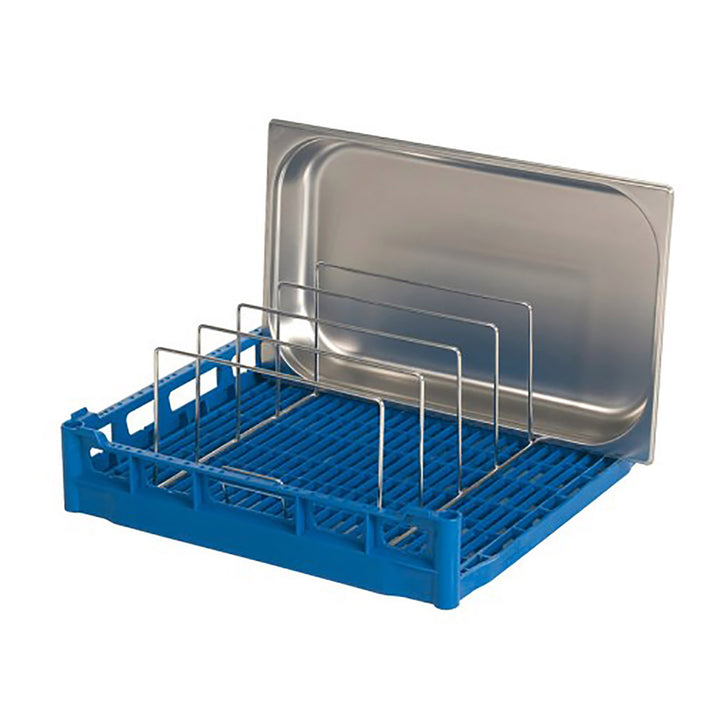 Commercial Dishwasher Rack for 5 Gastronome Trays Max Width 75mm