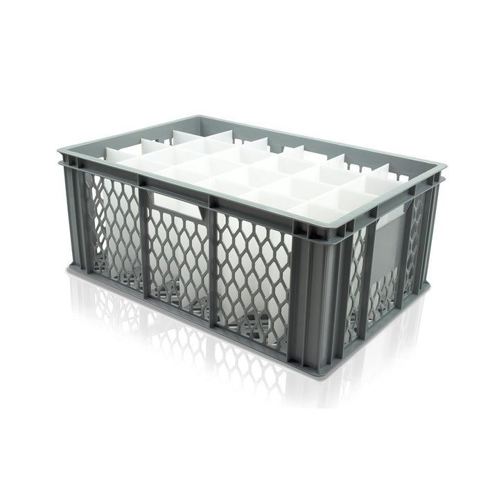 Conveyor Euro Washing Crate with 24 Compartments V255-24