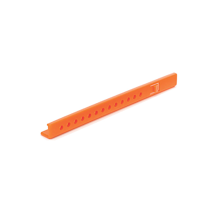 Orange Corner Profile For 400mm Glass Racks