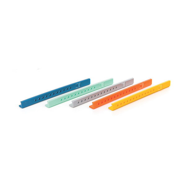 Grouped Colour Coded Corner Profile For 400mm Glass Racks