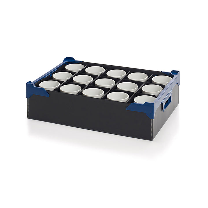 Correx Storage Box For Coffee Cups With 15 Cells