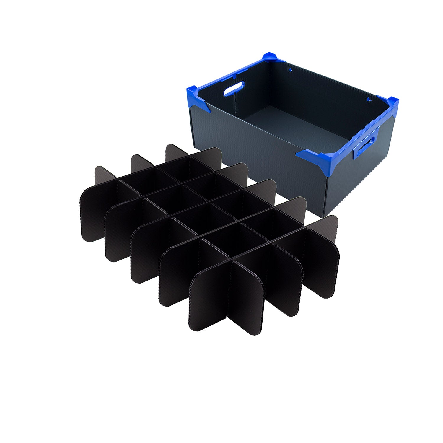 Box Rack Dividers Corrugated Box Divider Set - Glass Jacks | Storage Box Shop