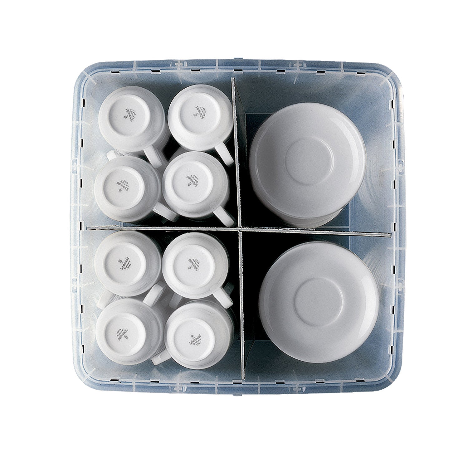 Transparent Plate Box With Lid - Plates | Storage Box Shop