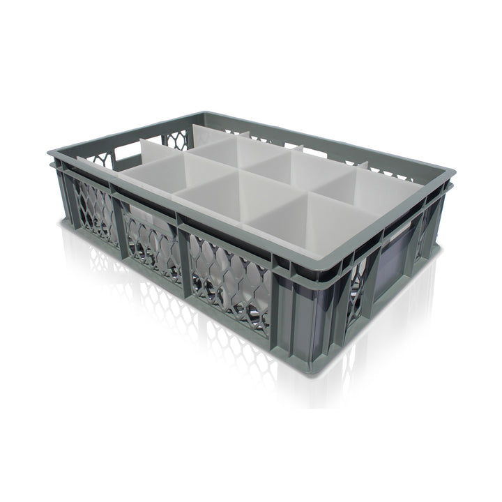 8 Cell Glassware Wash and Store Crate