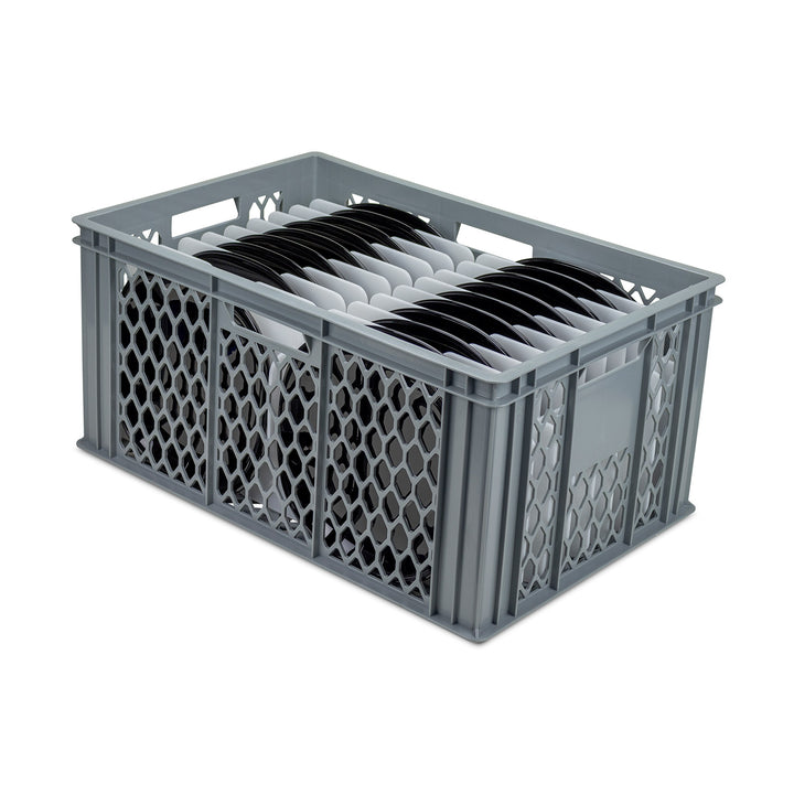 Dinner Plate Wash and Carry Crate 600 x 400mm