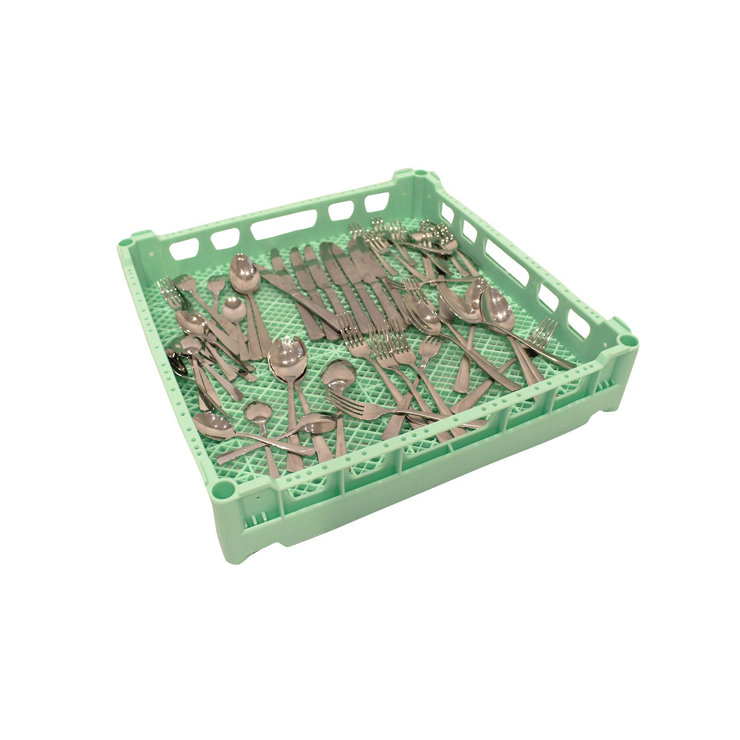 thumbnail image 2 of Catering Parts UK Round Plastic Cutlery Basket – 100mm Circular Rack Insert For Dishwasher/Glasswasher 2 of 4
