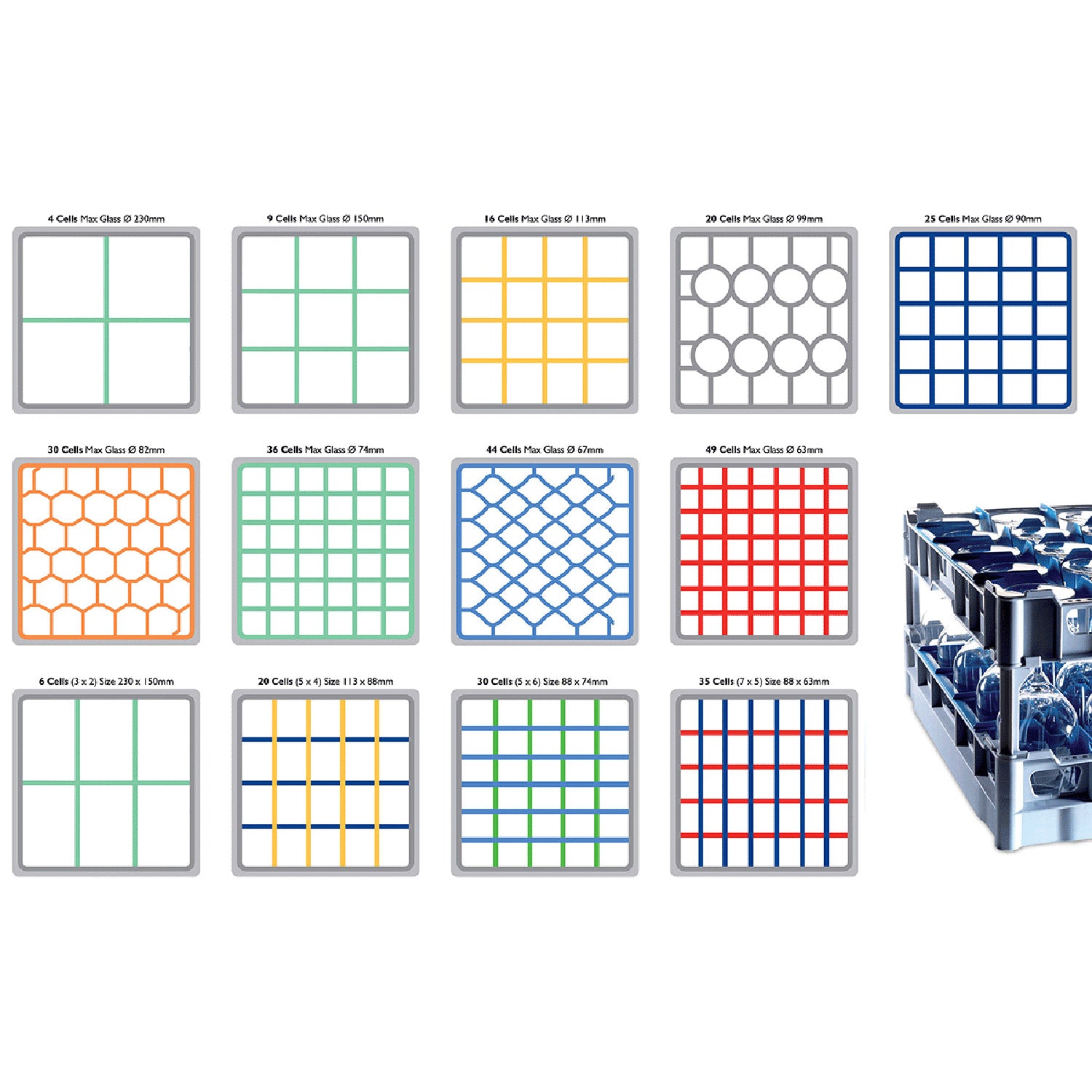 Dividers For Fries 500mm Dishwasher Racks – Storage Box Shop