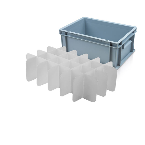 29cm (10.01) Organiser Box with 25 Square Compartments - Craft Storage Boxes  from PlasticBoxShop UK
