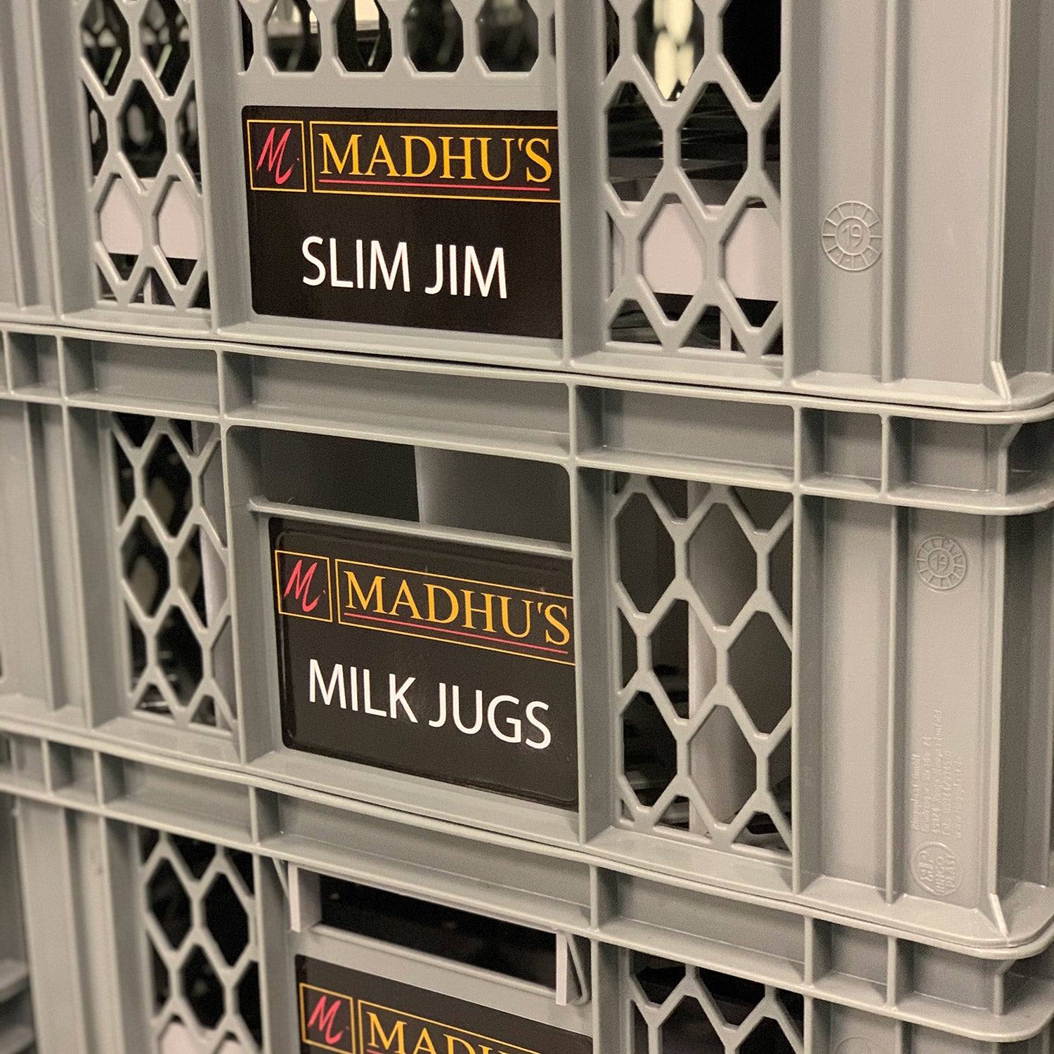 Crate Label Frame Vinyl Labels for Ventilated Euro Crates 600x400mm – Storage Box Shop