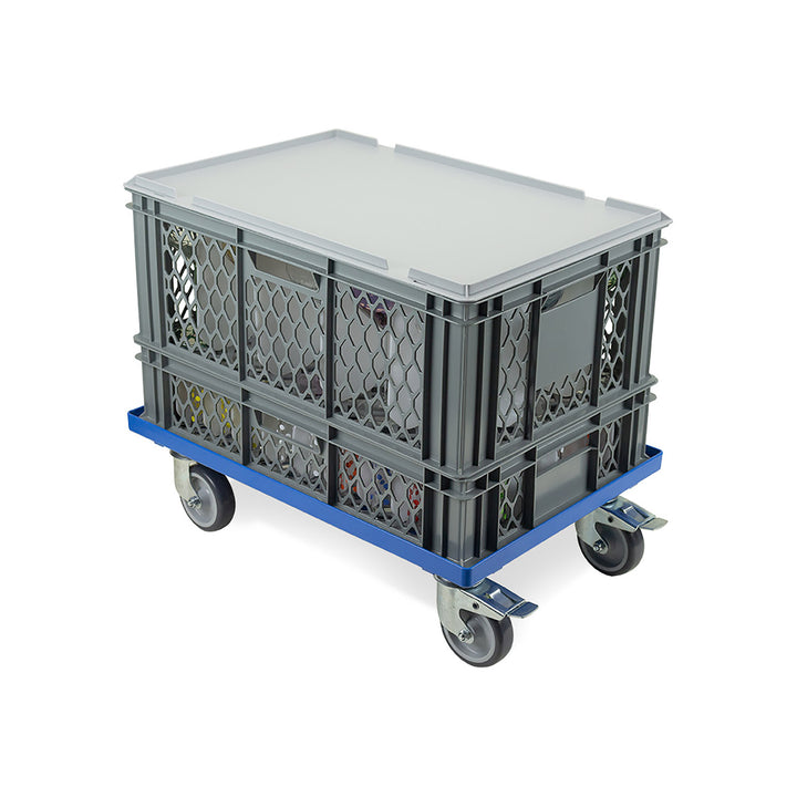 Euro Crate On Transport Trolley 600x400mm