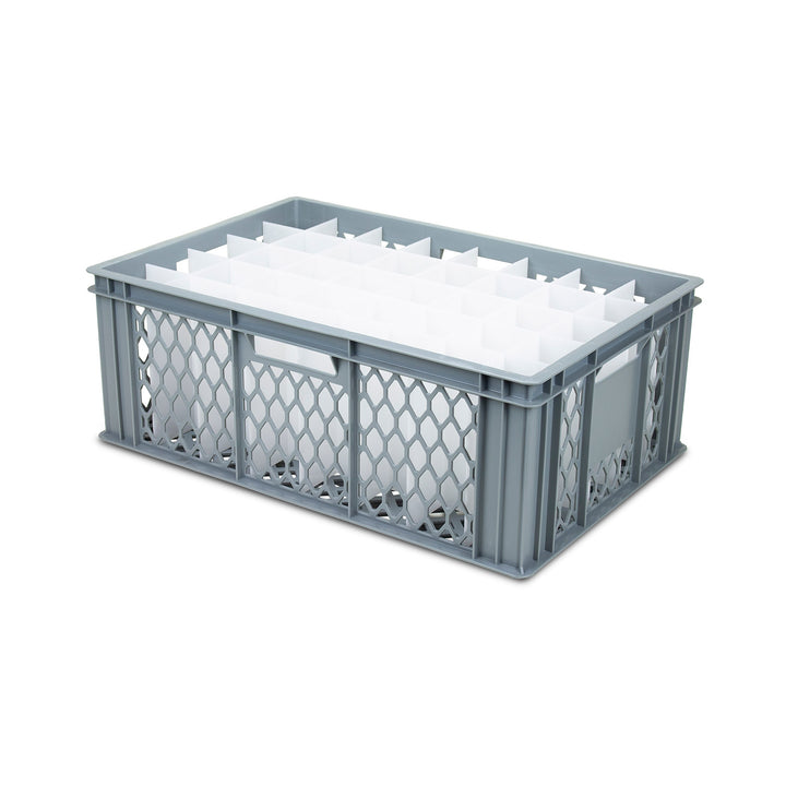 Euro Crates Ventilated for Glassware Wash and Storage V195-40