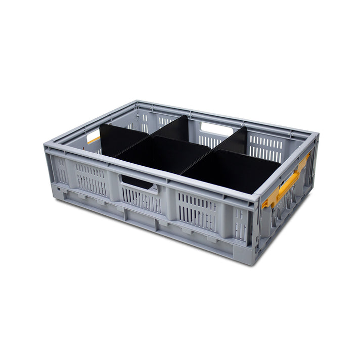 Folding Crate Container with Dividers Sets 600x400mm FC170/06