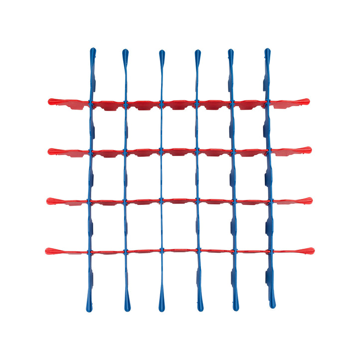 Red & Blue 35 Compartment Dividers For Fries 500mm Dishwasher Racks