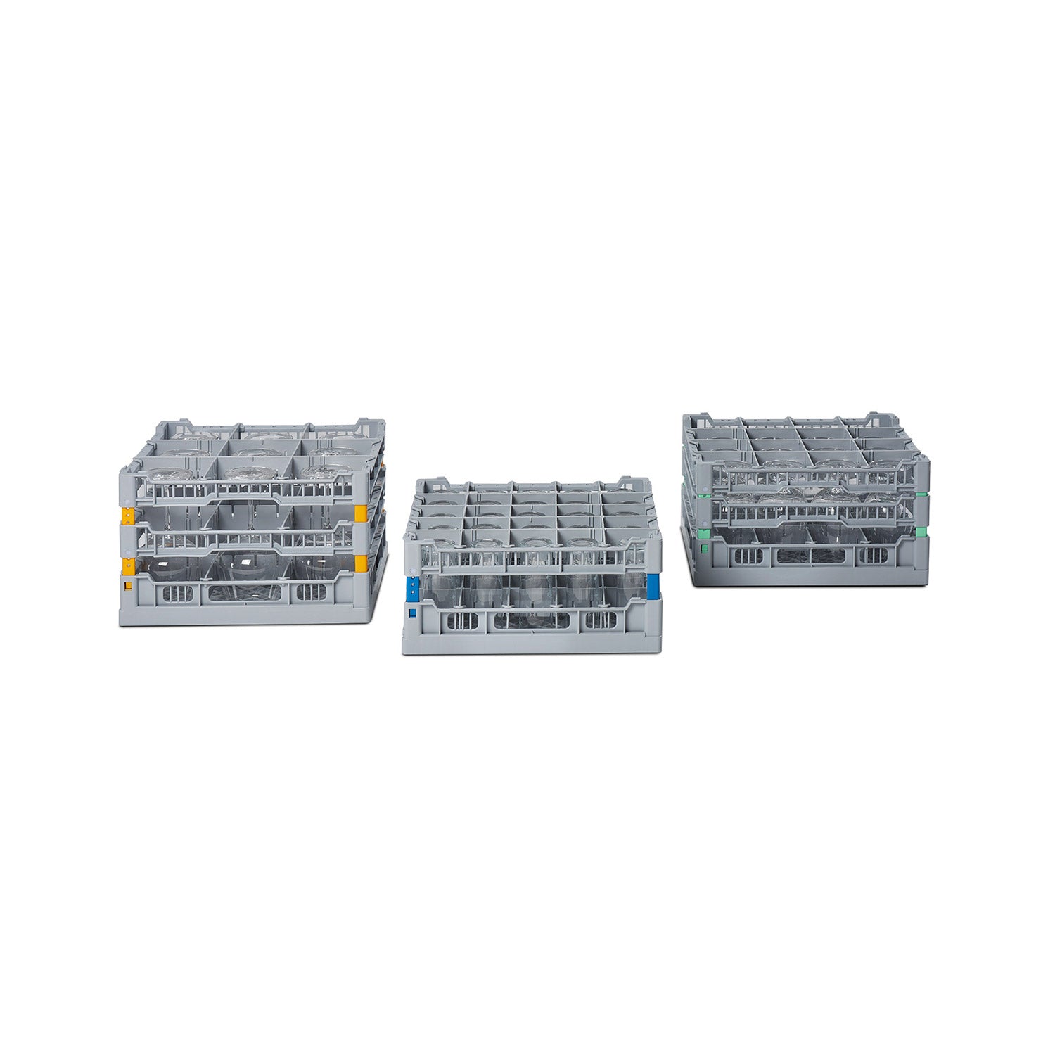 400mm Glasswasher Baskets With Compartments | Storage Box Shop Hants