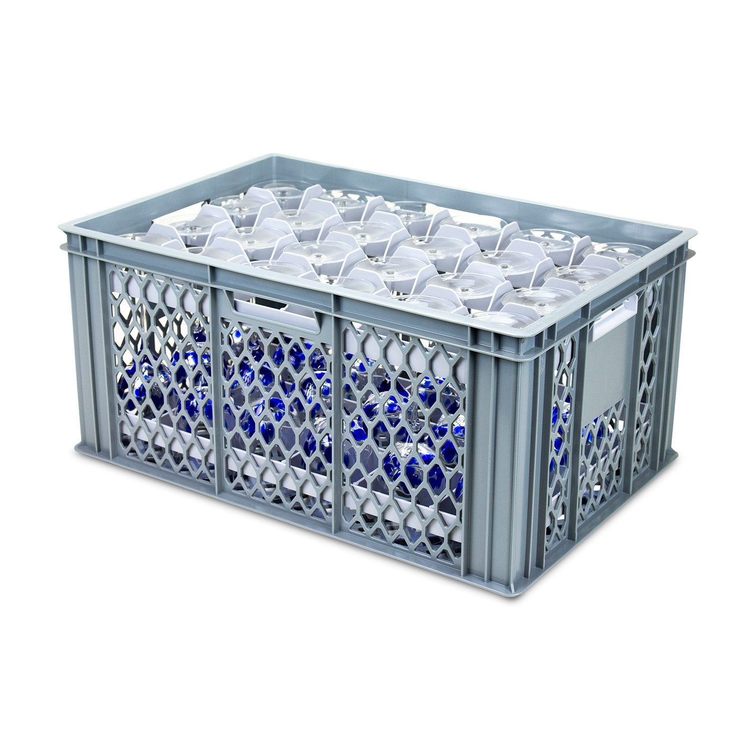 Glassware Crates Top & Bottom Dividers Storage Box Shop
