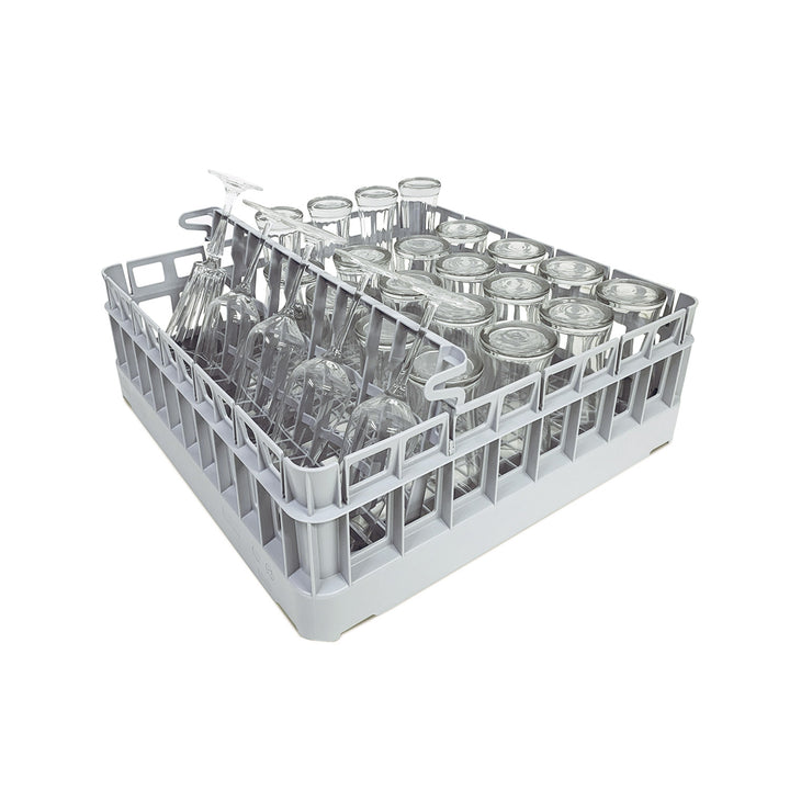 Glasswasher Basket 500x500mm With One Glass Relax