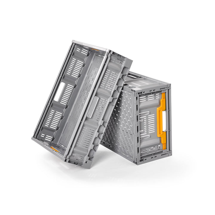 Stackable Euro Box 47L (600x400x230mm) Folding Euro Stacking Crate – Storage Box Shop