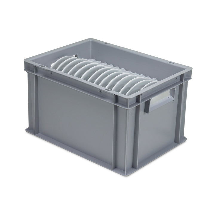 Plate Hire and Transport Boxes with Individual Compartment Insert