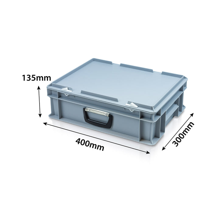 Raja 10L 400 x 300mm Food Grade Stackable Plastic Euro Case