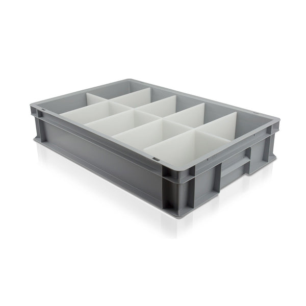 Solid Euro Box For Storage And Transportation Of Water Jugs And Other Crockery With 10 Cells
