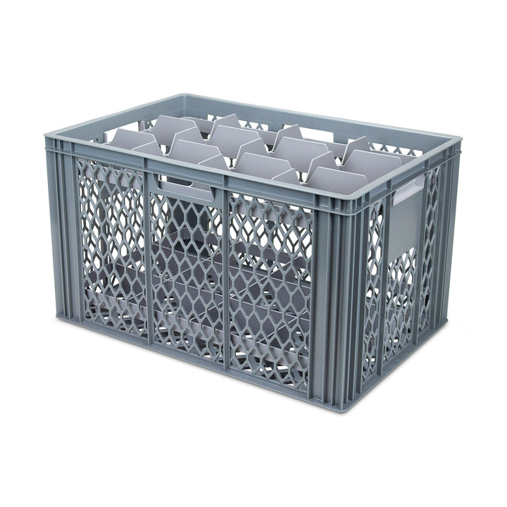 Tall Glassware Crates Washing and Transporting