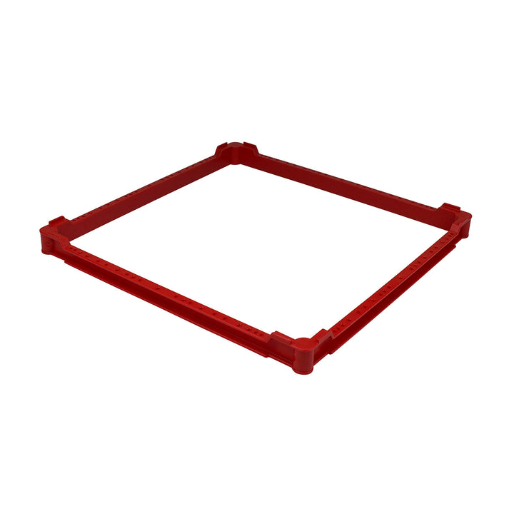 Red Low Top Frame for 500mm FRIES Dishwasher Racks