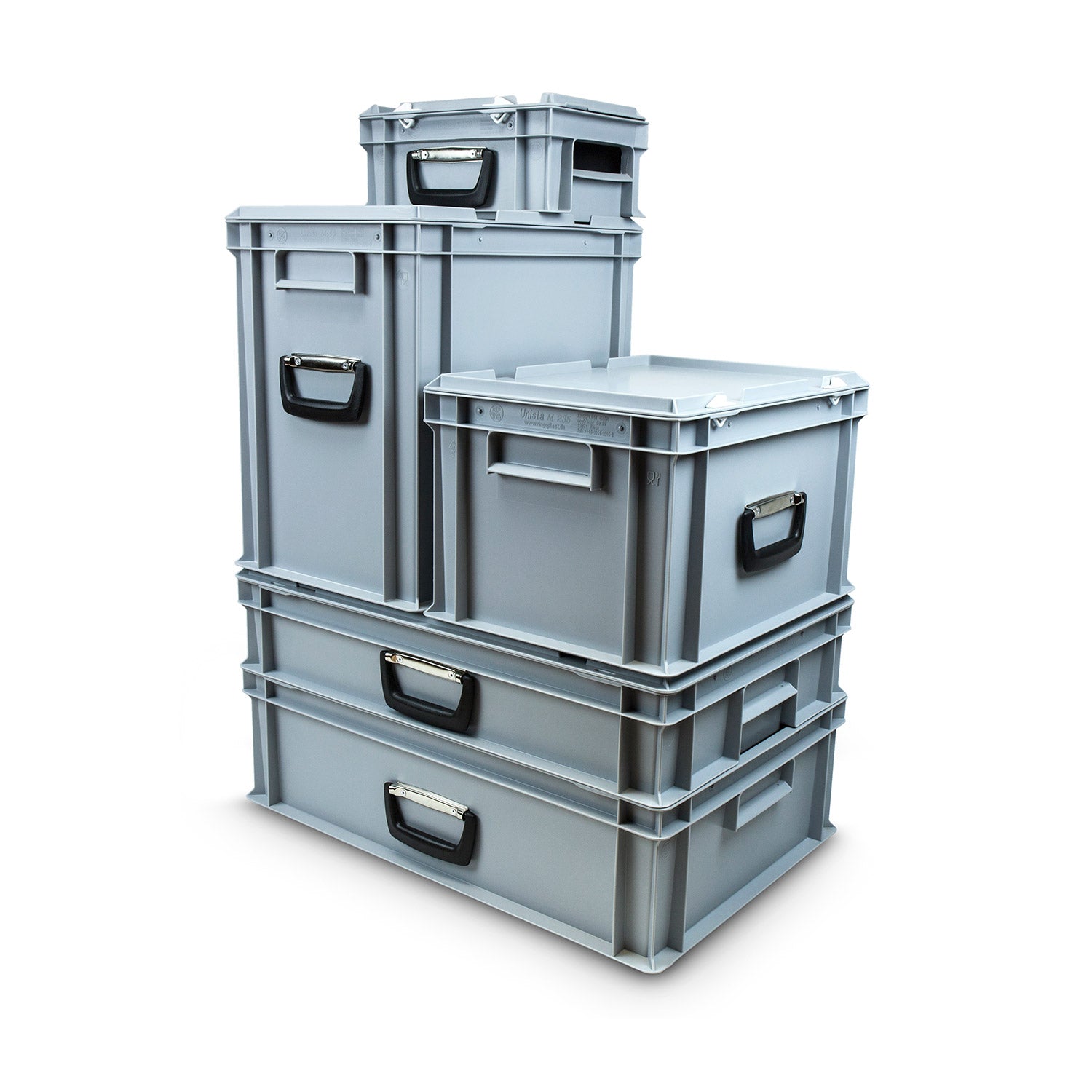 34L Plastic Stacking Euro Storage Case | Storage Box Shop