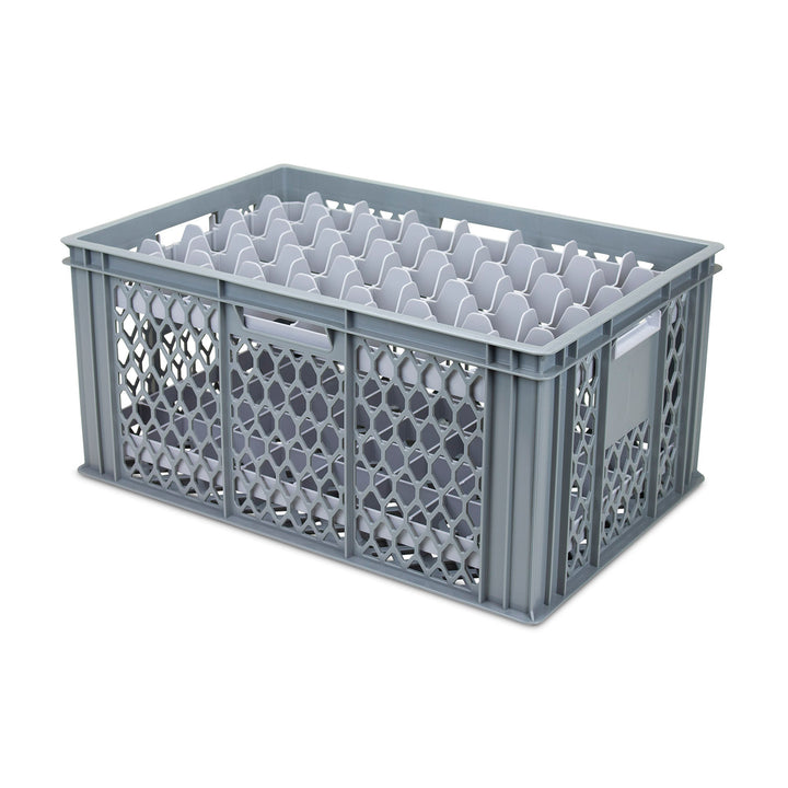 Ventilated Glassware Crate With Removable Inserts