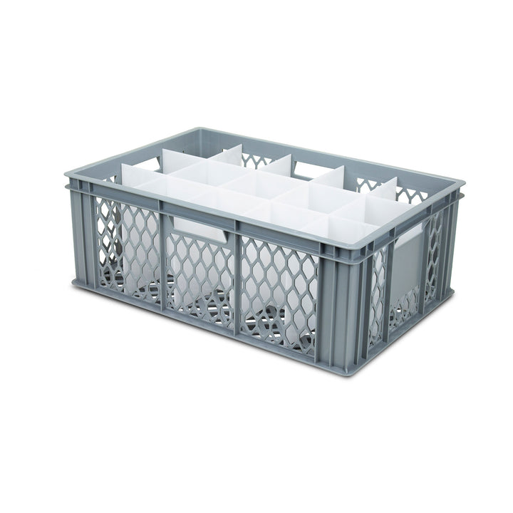 Ventilated Wash and Store Crate for Wine Glasses V195-15