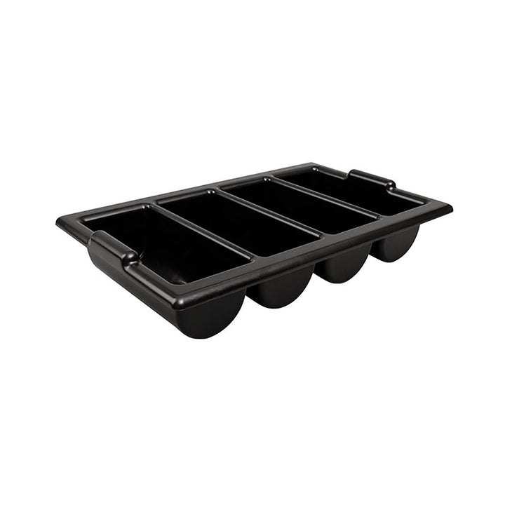 Vollrath Cutlery Tray With 4 Compartments Black